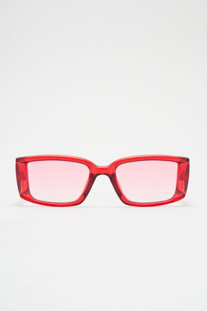 Lentes de sol Cuadradas y Elegantes - Rojas - Image 2