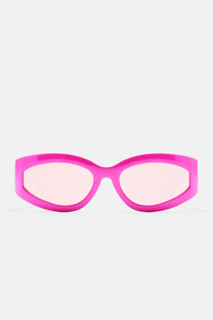 Lentes de sol rosadas estilo escudo - Image 2