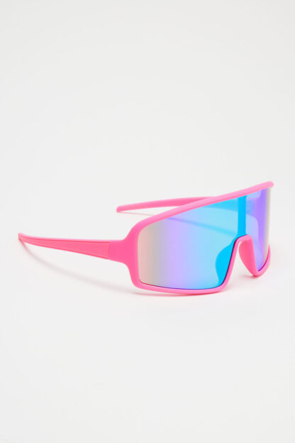 Lentes de sol Estilo Escudo - Rosa - Image 8